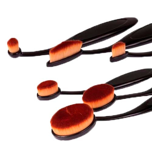 Brochas Ovaladas Maquillaje Set 6 Piezas