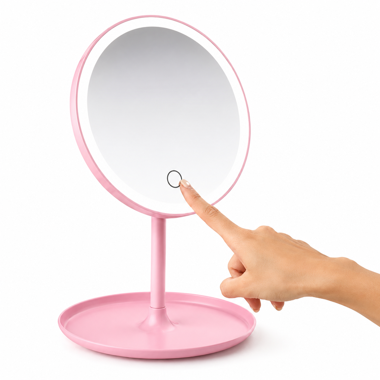 espejo de  maquillaje con luz