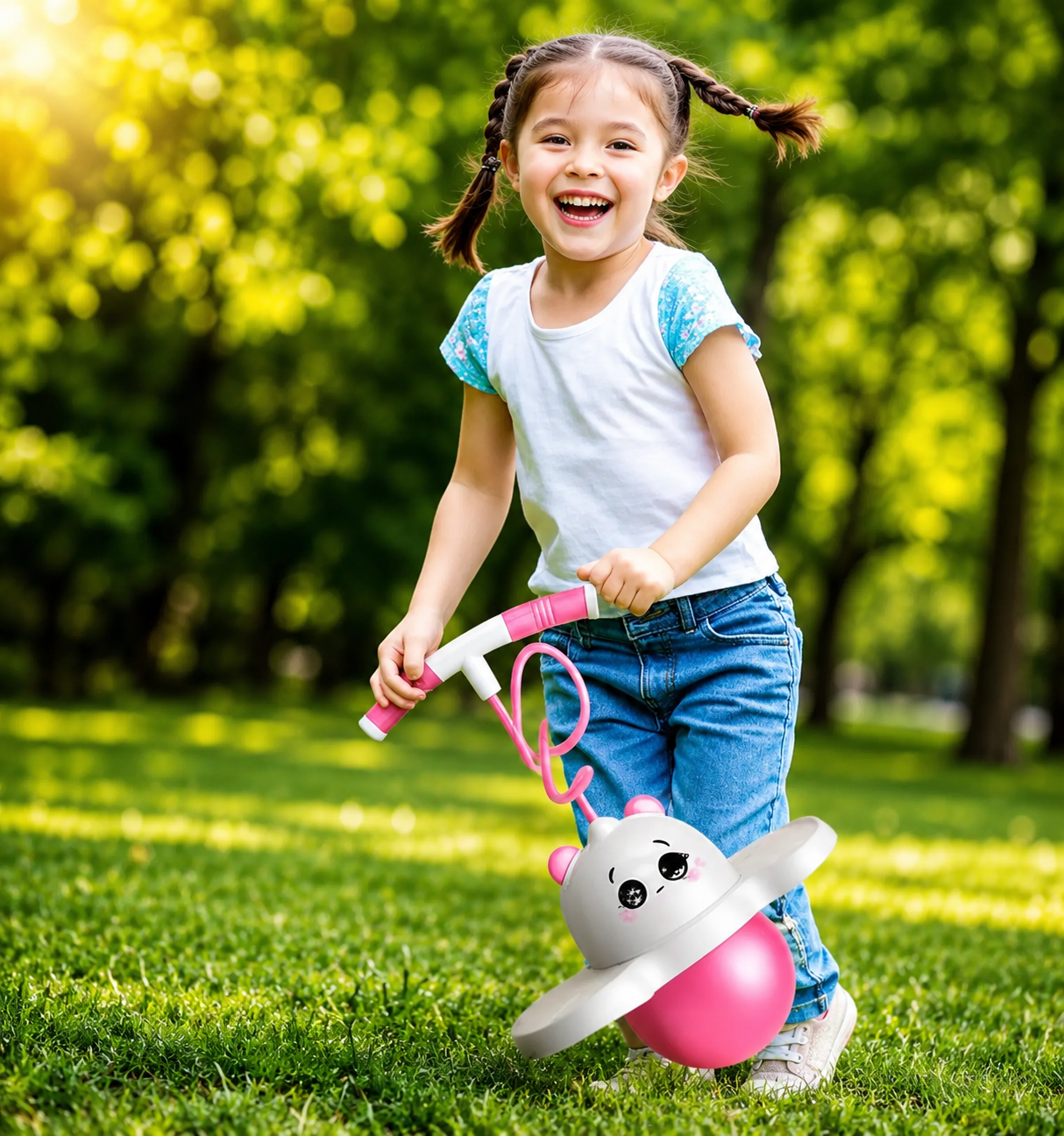 Pogo Ball Infantil con Luces LED 