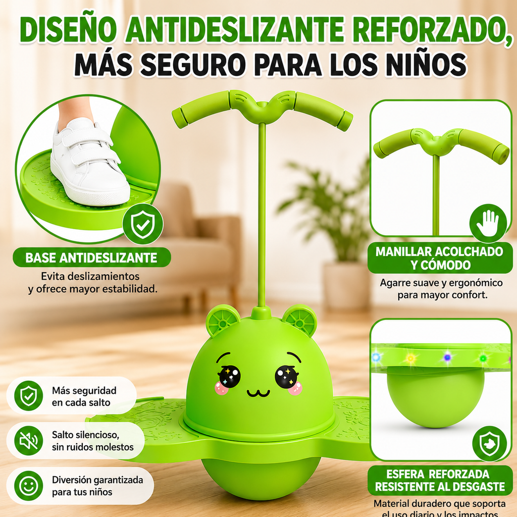 Pogo Ball Infantil con Luces LED 