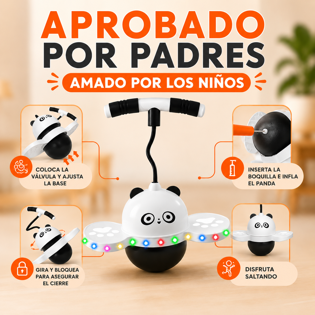 Pogo Ball Infantil con Luces LED 