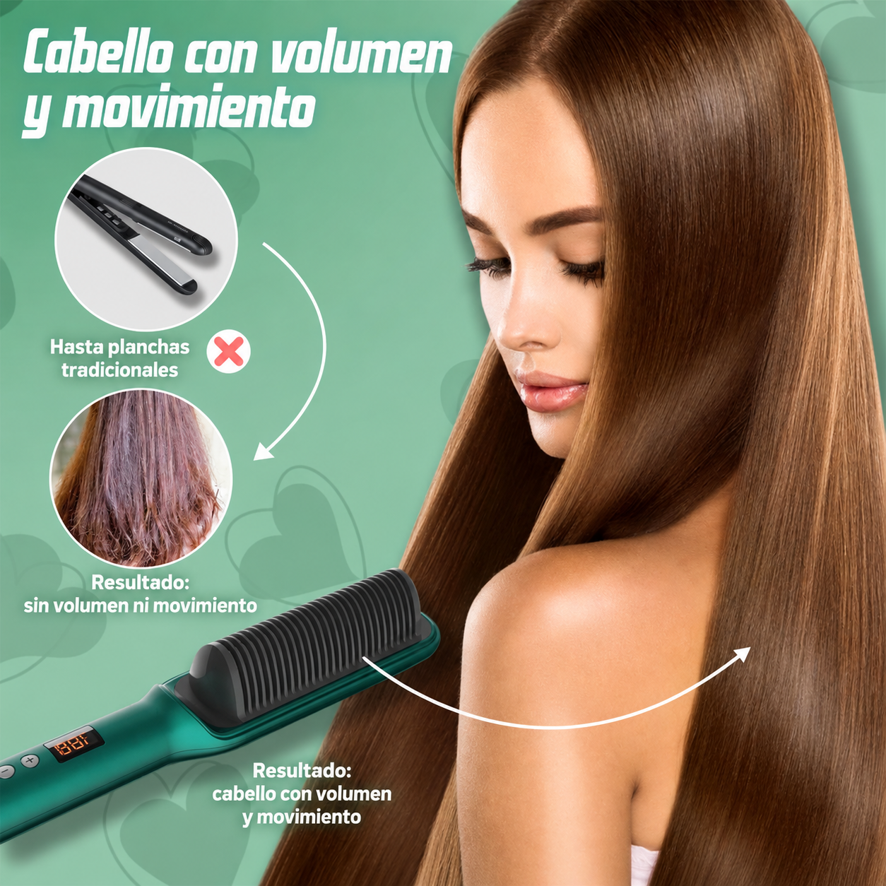 PEINE ALISADOR INSTANTÁNEO