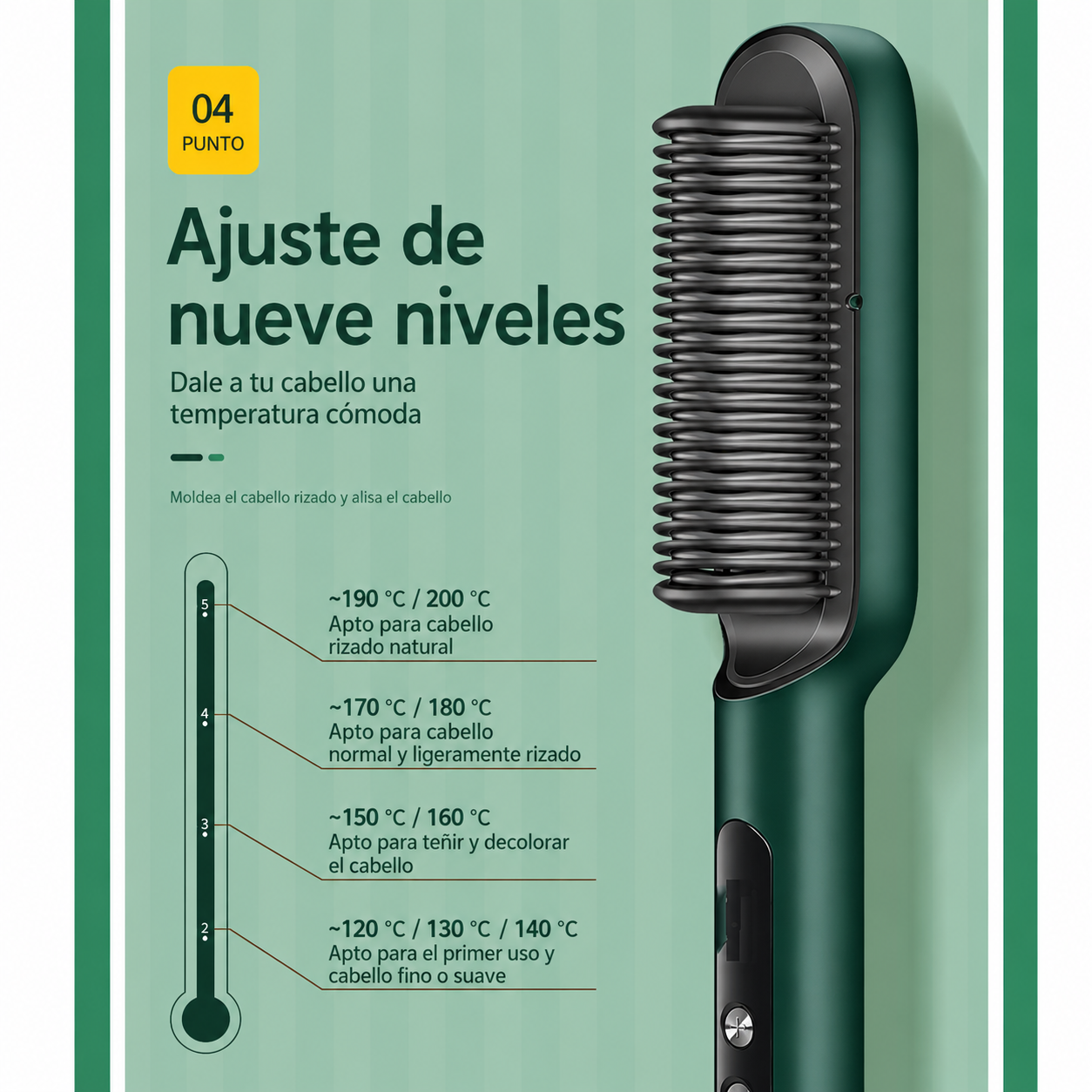 PEINE ALISADOR INSTANTÁNEO