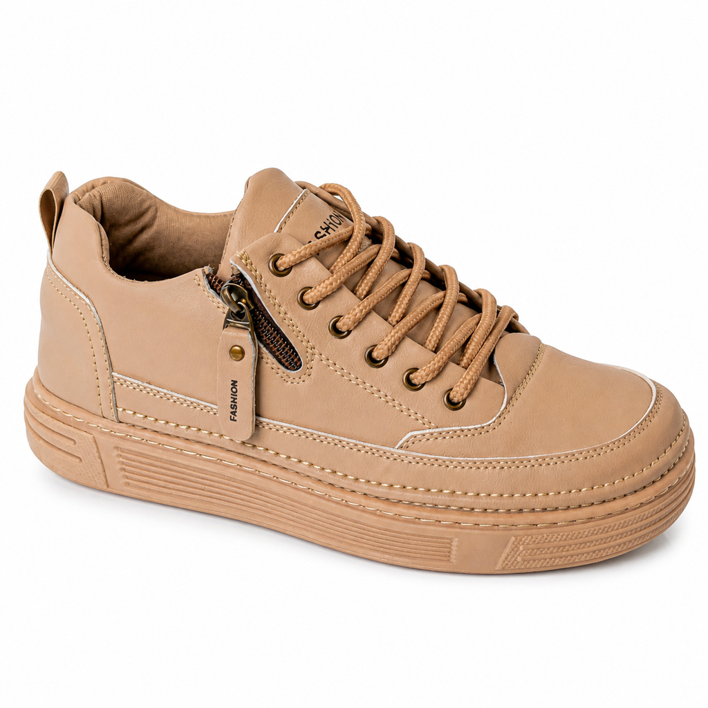 Tenis Zipper Casuales Caballero Premium