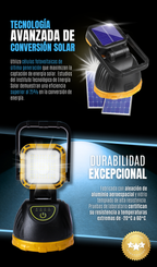 Linterna solar para camping
