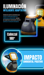 Linterna solar para camping
