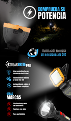 Linterna solar para camping
