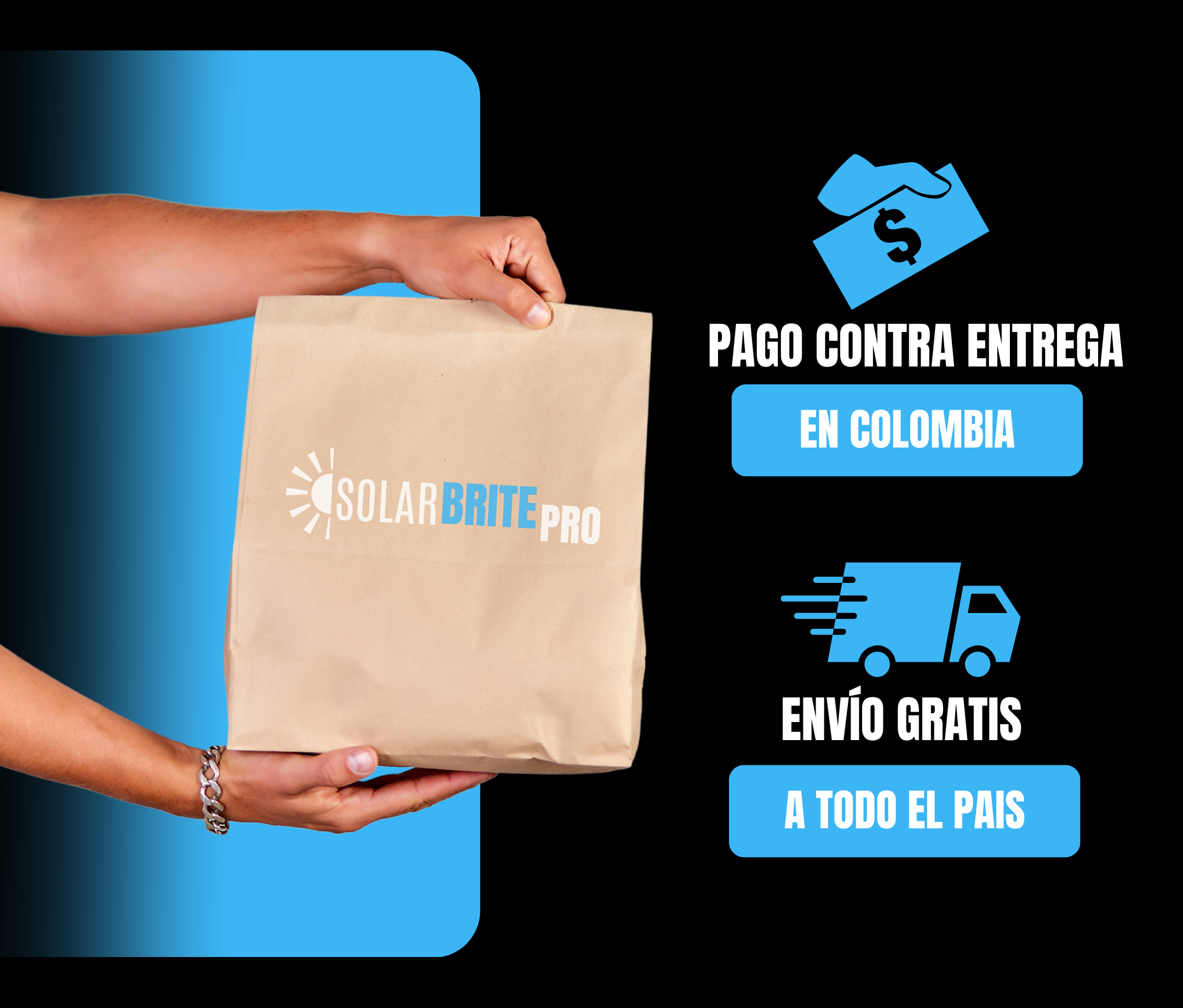 Linterna solar para camping
